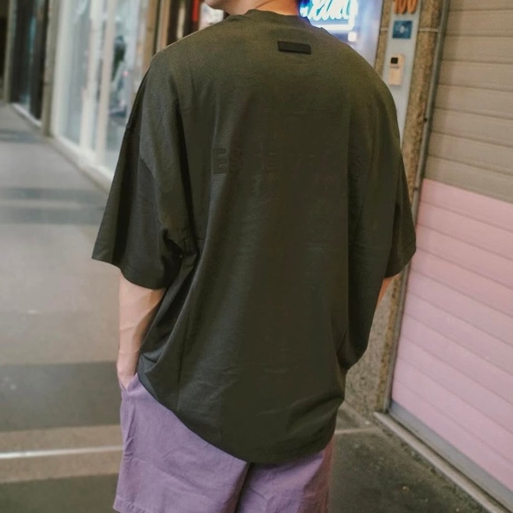 NWOT Essentials Forest Green Short Sleeve Tee